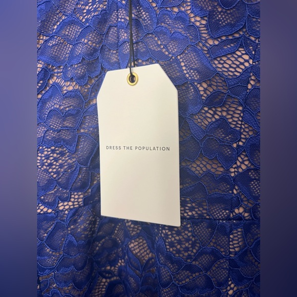 Mary Dress in Electric Blue from Dress The Population Size Large - Picture 2 of 7